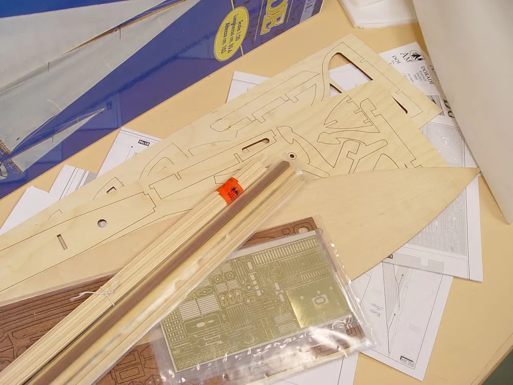 сборная модель яхты Dorade сборная модель яхты Dorade