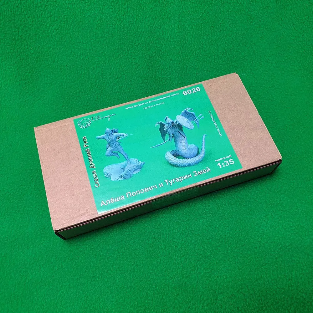 Миниатюра "Алёша Попович и Тугарин Змей"