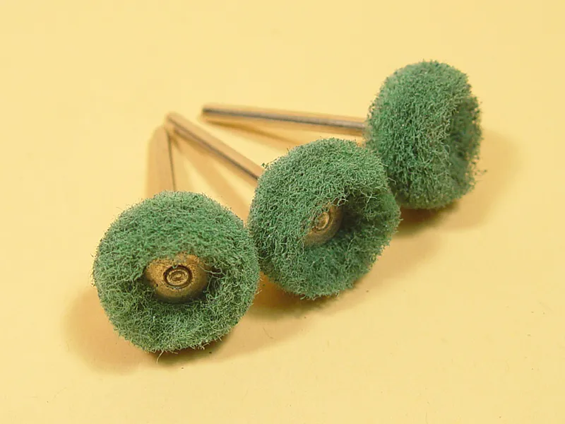 Диск полировальный, полимер, 22 мм, зеленый 240, 3 шт JAS