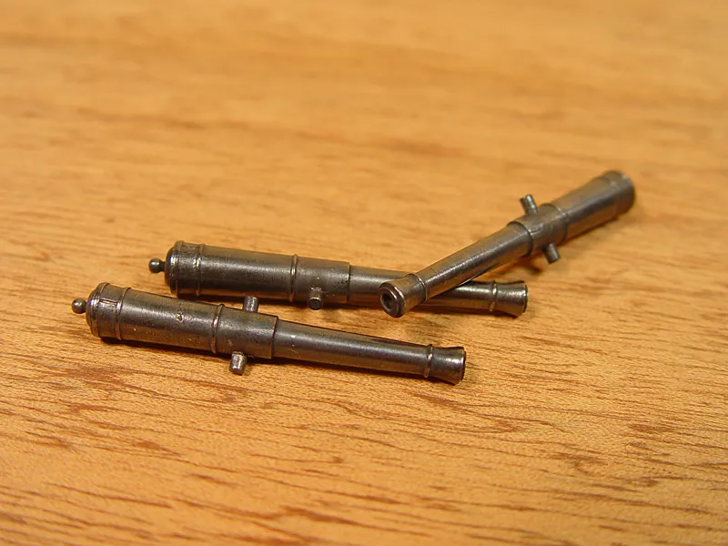 6-фунтовая пушка, Франция, металл, чернение, 45 мм 6-фунтовая пушка, Франция, металл, чернение, 45 мм