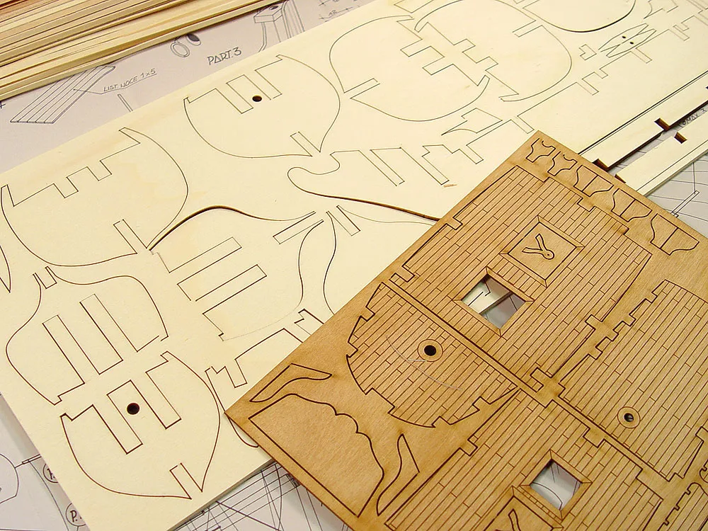 Фрегат President (Новая версия) + (Полный набор инструментов, клея, краски и паруса)