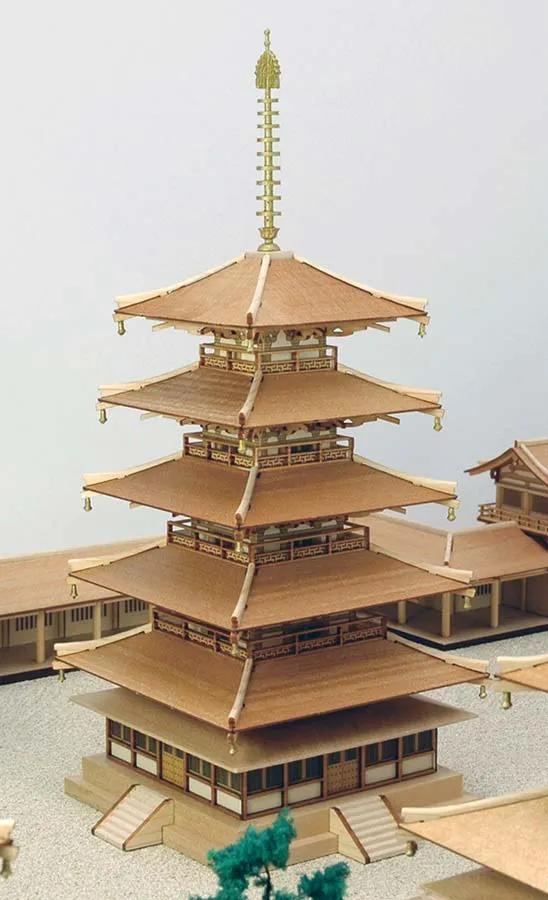 Диорама Horyu-Ji, западная часть Диорама Horyu-Ji, западная часть