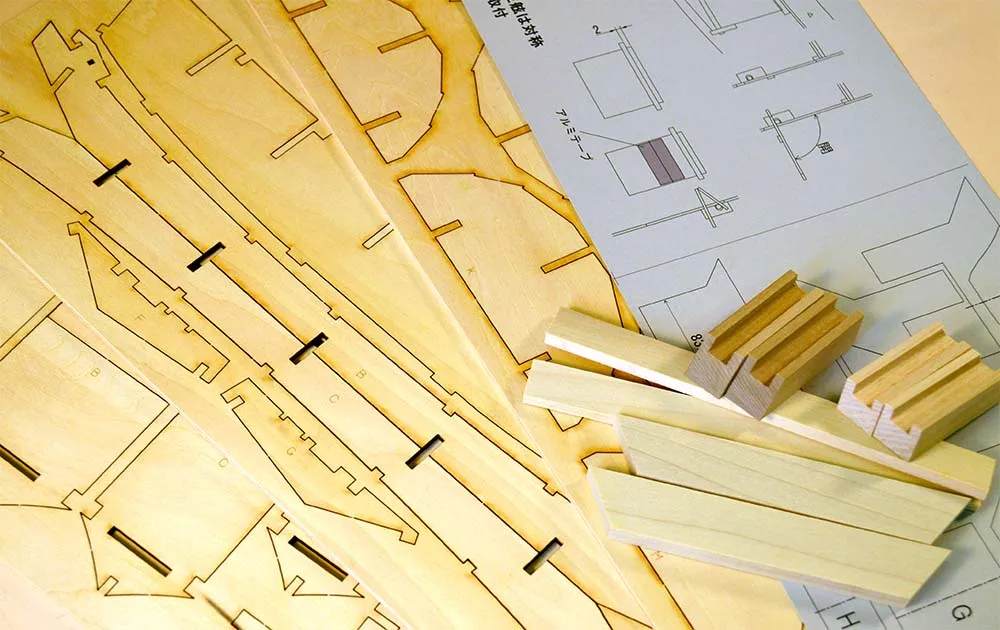 деревянная модель парусника ATAKE BUNE деревянная модель парусника ATAKE BUNE