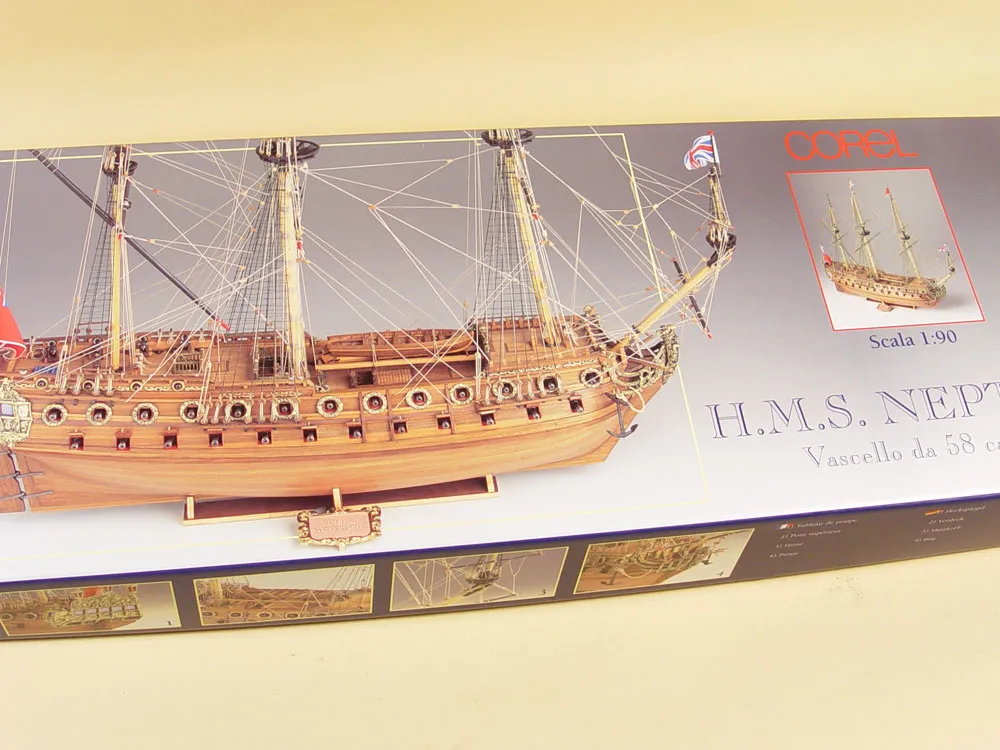 деревянная модель корабля HMS Neptune деревянная модель корабля HMS Neptune