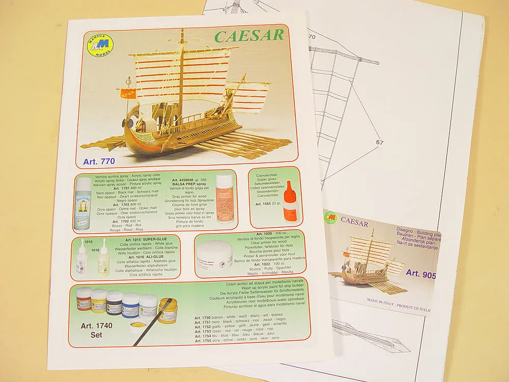 Чертеж биремы Caesar Чертеж биремы Caesar