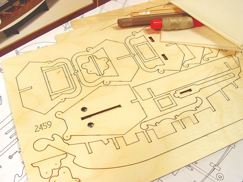 модель корабля Sampang