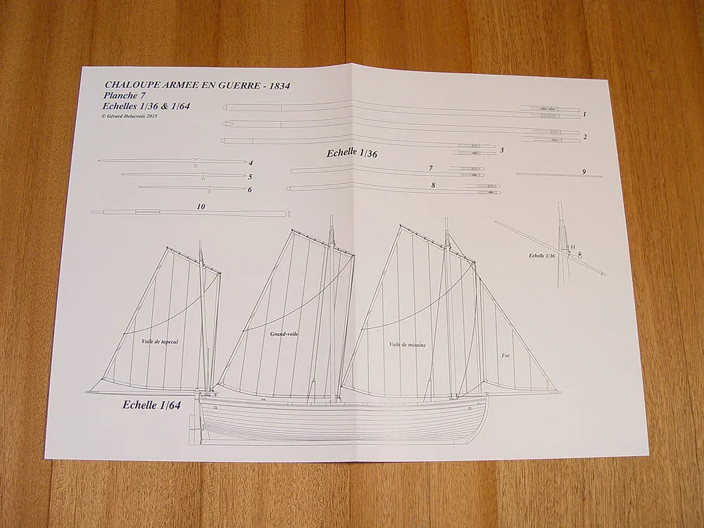 Longboat armed for war, дополнительные чертежи