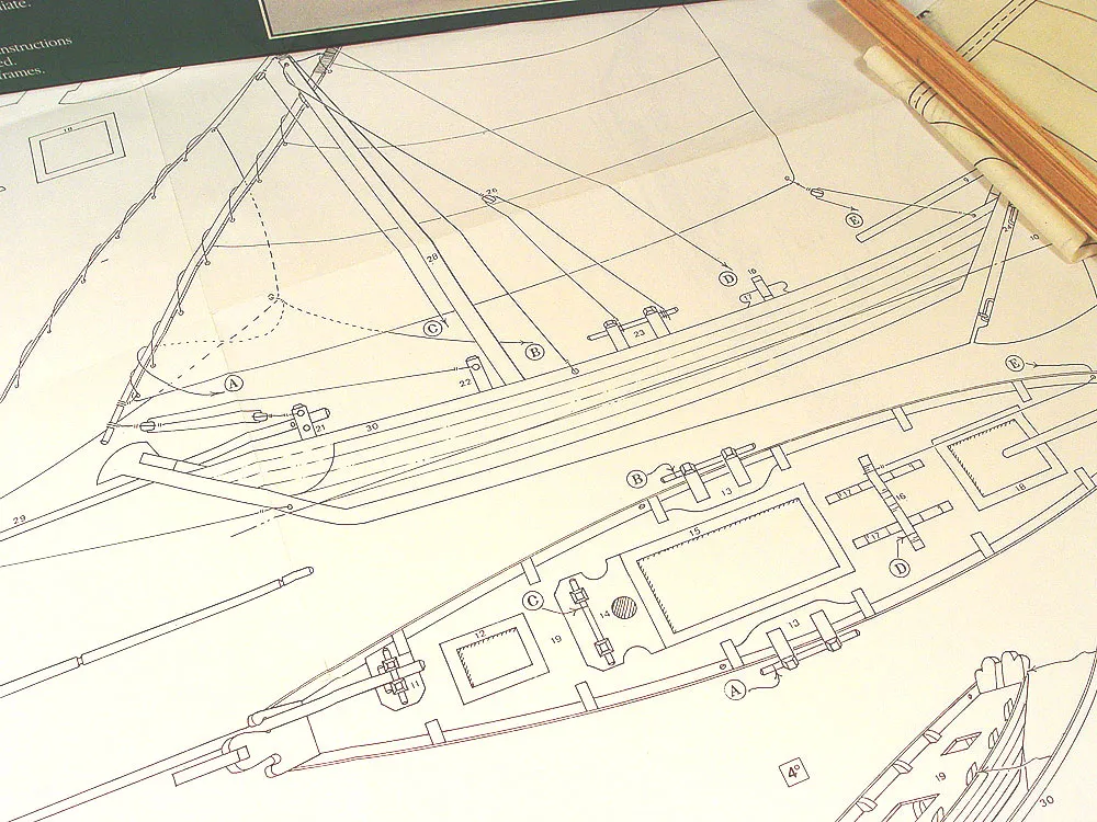модель корабля Felucca 1887
