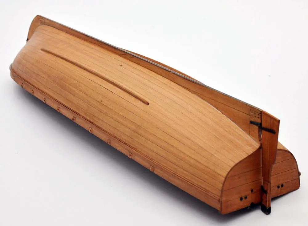 Баркас корабля "Двенадцать апостолов"+ (Полный набор инструментов, клея и лак) Баркас корабля "Двенадцать апостолов"+ (Полный набор инструментов, клея и лак)