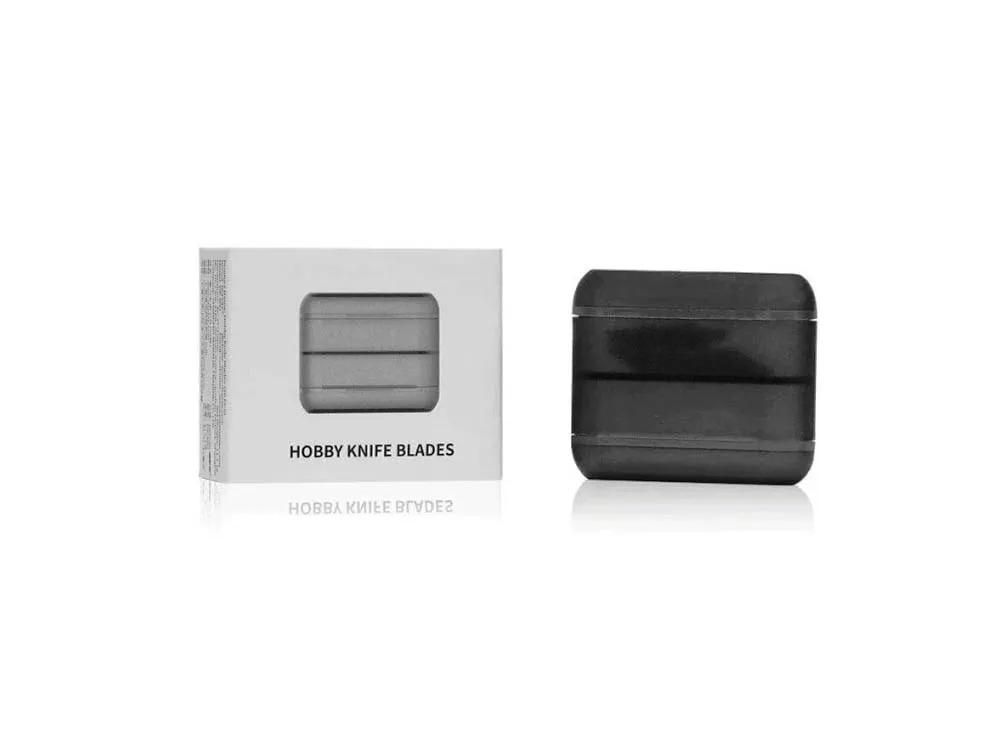 Сменные тонкие 4 мм лезвия в футляре, 20 шт Сменные тонкие 4 мм лезвия в футляре, 20 шт