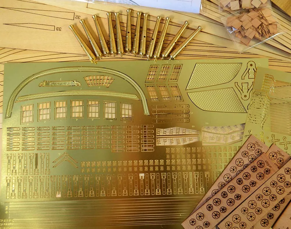 модель корабля для сборки HMS Surprise (полная версия)