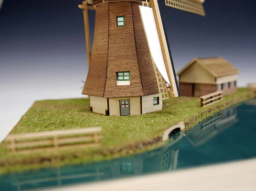 Деревня Kinderdijk