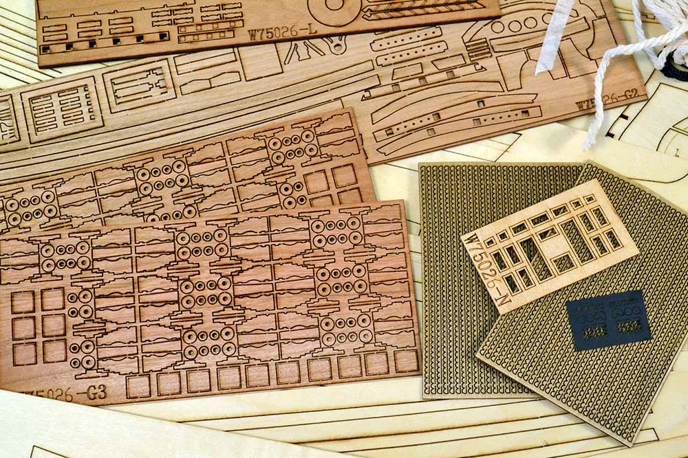 модель корабля для сборки Black Pearl (Черная Жемчужина), 533 мм