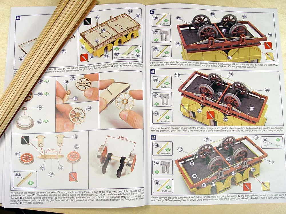 модель паровоза Вагоны для паровоза ADLER модель паровоза Вагоны для паровоза ADLER