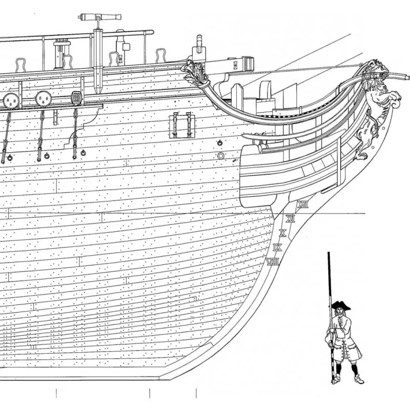 Le Gros Ventre, 1766 + чертежи