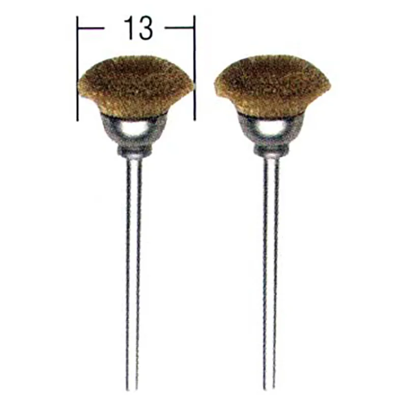 Латунные щётки Proxxon 12 мм, 2 шт