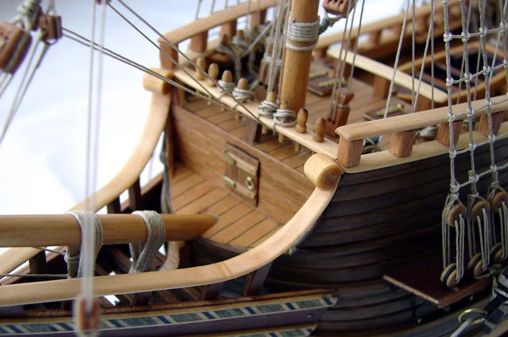деревянная модель корабля Half Moon деревянная модель корабля Half Moon
