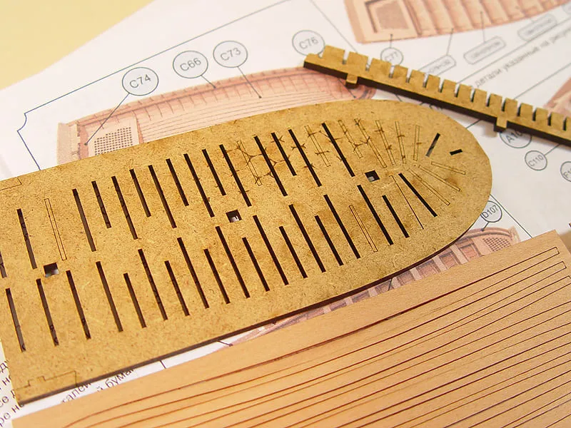 Баркас для модели корабля 12 апостолов Баркас для модели корабля 12 апостолов