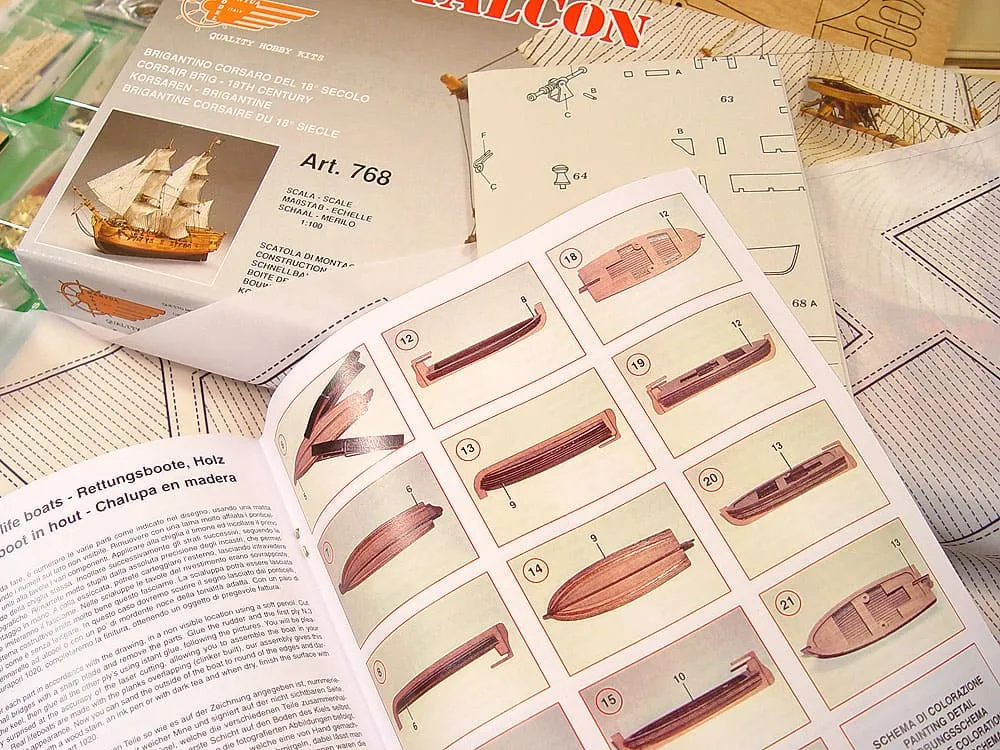 Модель корабля своими руками Black Falcon