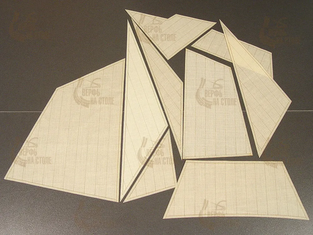 Улучшенные паруса для модели корабля Albatros Улучшенные паруса для модели корабля Albatros