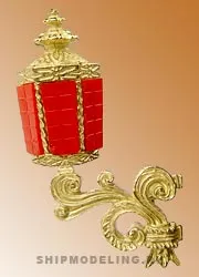 Кормовой фонарь, латунь и пластик, 22 мм Кормовой фонарь, латунь и пластик, 22 мм