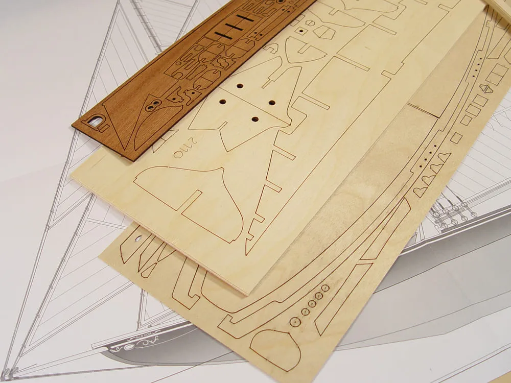 модель корабля Bluenose