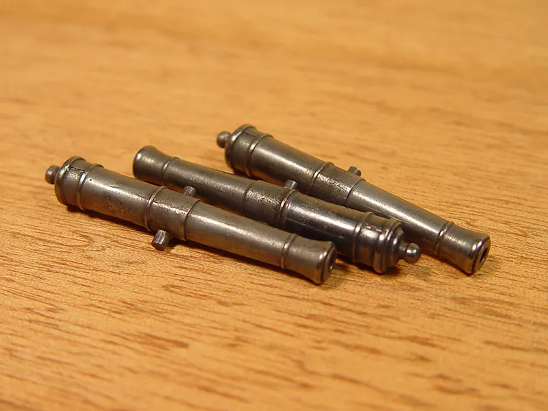 6-фунтовая пушка, Франция, металл, чернение, 46 мм 6-фунтовая пушка, Франция, металл, чернение, 46 мм