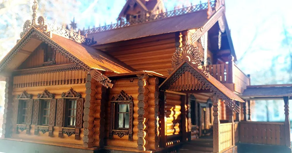 Загородный летний дом, , 2880 деталей