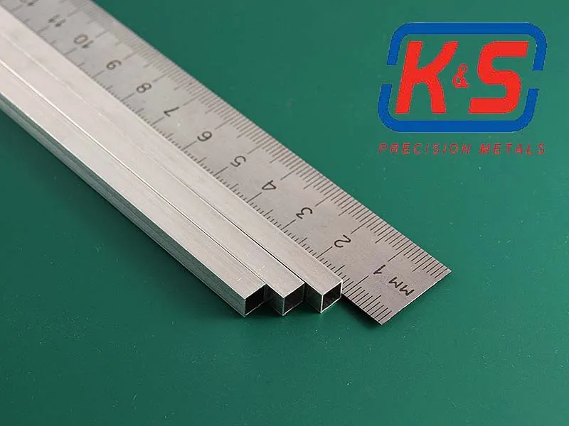 Квадратная алюминиевая трубка 4,8 мм, 1 шт