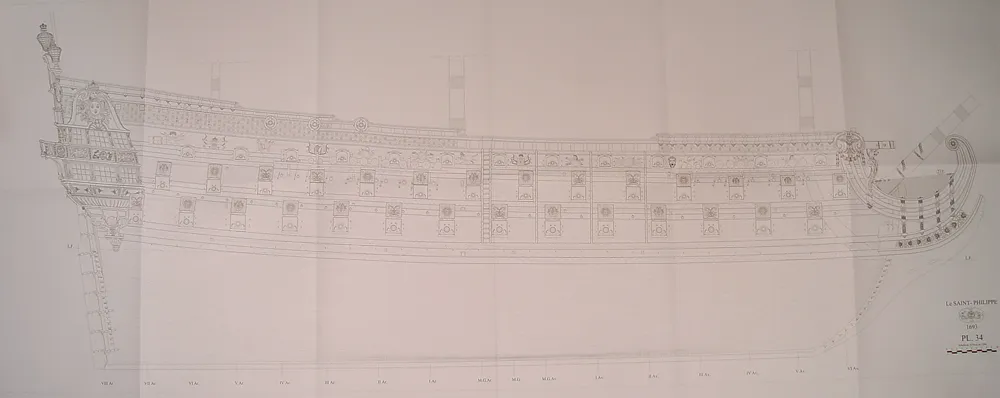 Saint Philippe, 1693 + чертежи