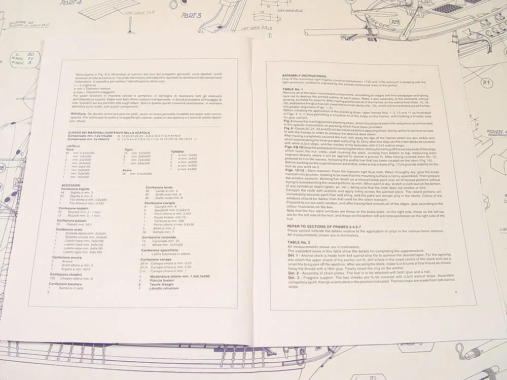 Чертеж корабля President