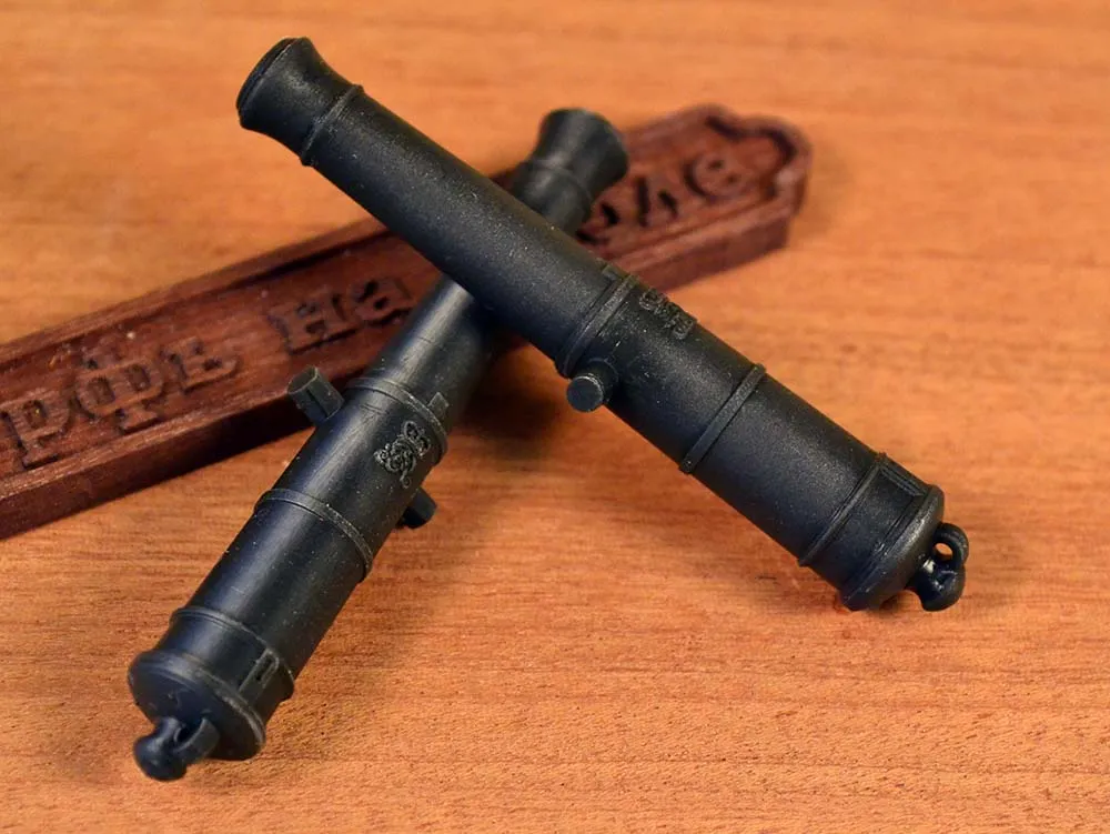 Ствол пушки тип Blomefield, герб Георг 3, 18 фунтов, масштаб 1:48, длина 62,1 мм, 2 шт