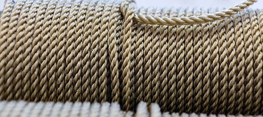 Нить плотной скрутки пеньковая, 0,3 мм, длина 5 м