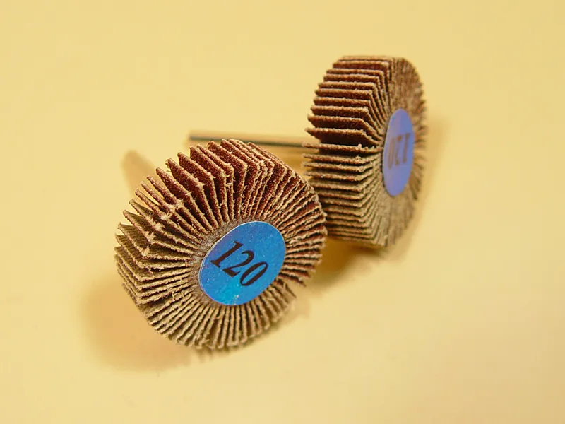 Ламельный шлифовальный круг, 30х10 мм, зерно  120, 2 шт JAS