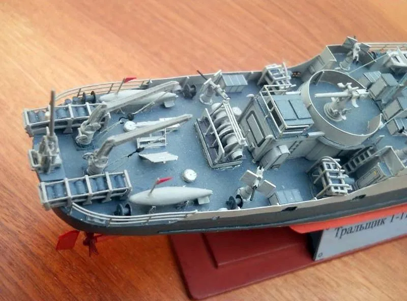 Модель из картона Тральщик Т-116