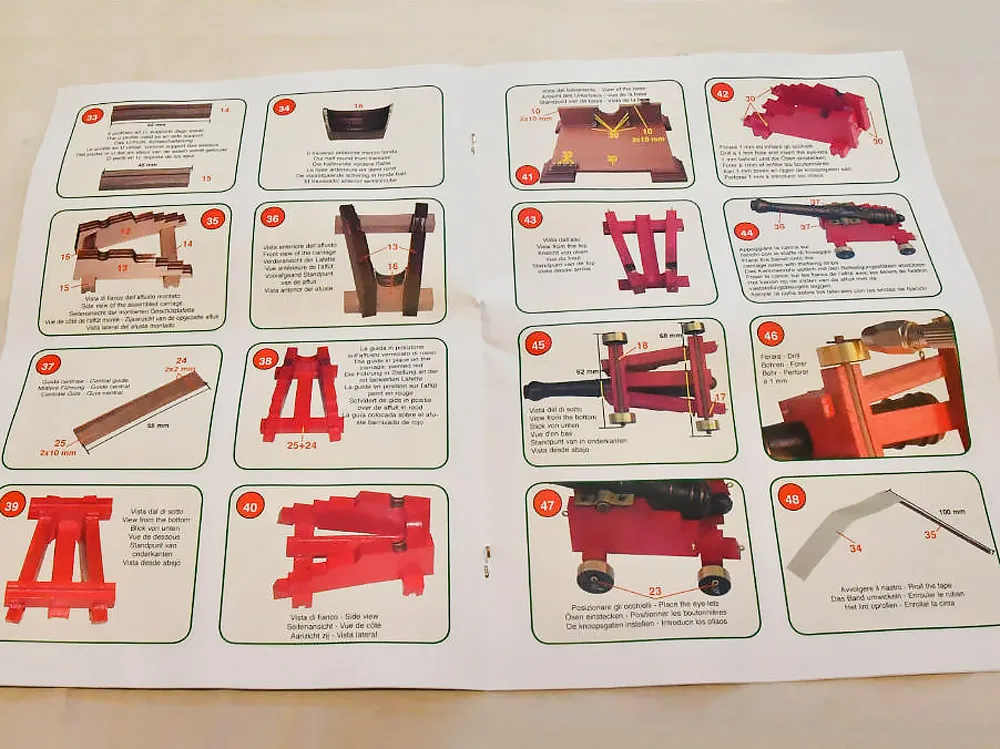 сборная модель пушки