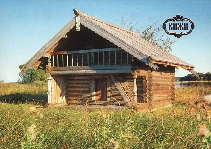 Амбар из села Коккойла (Кижи), 296 деталей