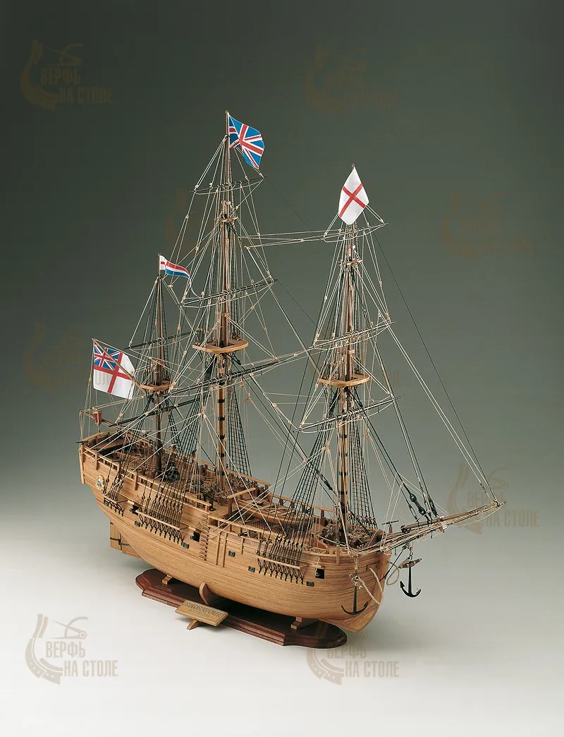 деревянная модель корабля HMS Endeavour (Corel) деревянная модель корабля HMS Endeavour (Corel)