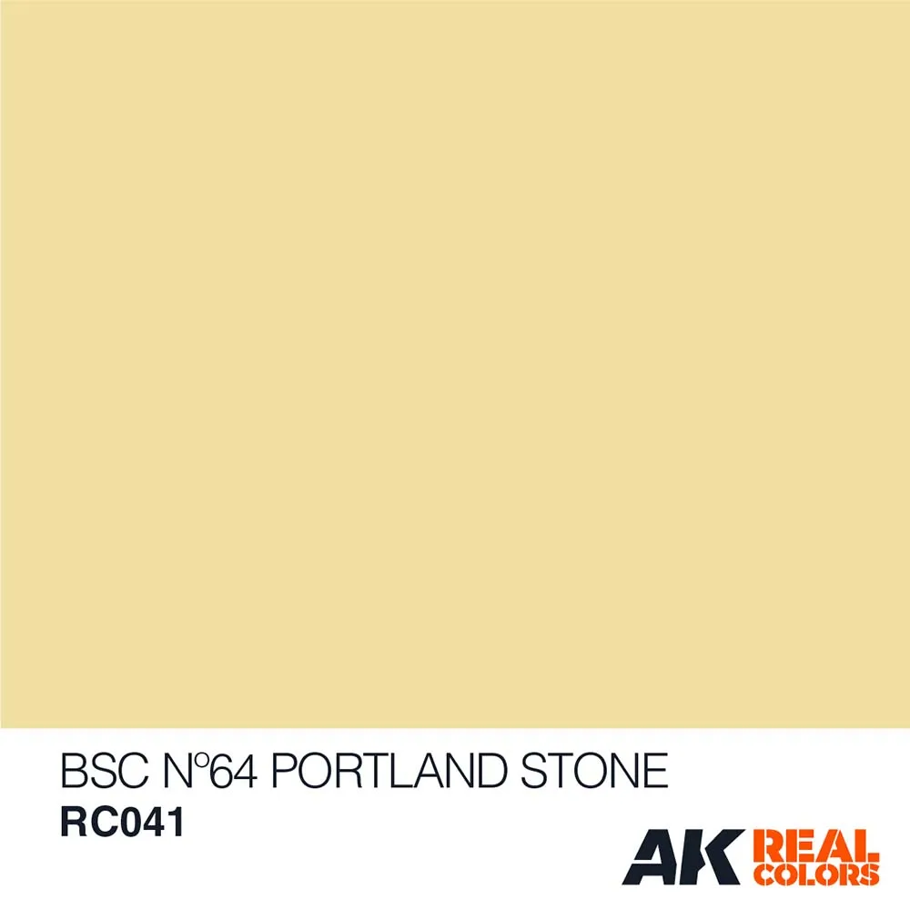Краска AK Interactive, акриловая BSC Nº64 Portland Stone (каменный), 10 мл Краска AK Interactive, акриловая BSC Nº64 Portland Stone (каменный), 10 мл