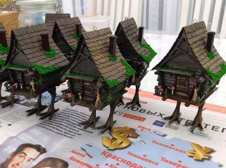 Ёлочная игрушка Избушка на курьих ножках, 140 деталей Ёлочная игрушка Избушка на курьих ножках, 140 деталей