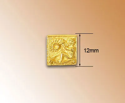Декоративный элемент, сидящий человек, 12 мм, металл