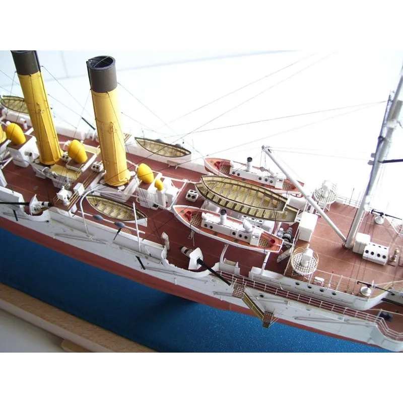 Модель из бумаги крейсер І ранга "Аскольд", Россия 1902 г