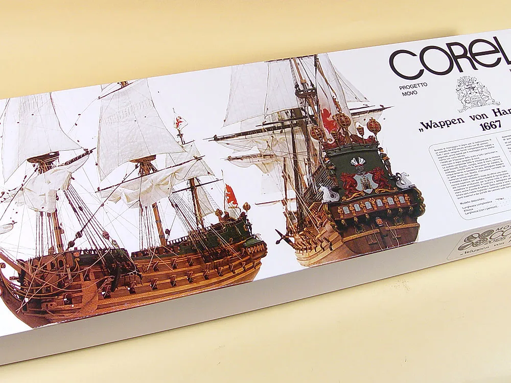 деревянная модель корабля Wappen Von Hamburg деревянная модель корабля Wappen Von Hamburg