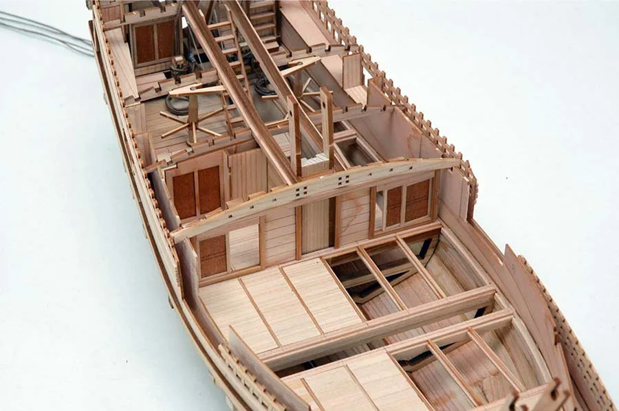 деревянная модель парусника Higakikaisen деревянная модель парусника Higakikaisen