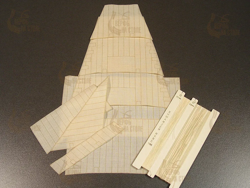 Паруса для Schwarzer Rabe масштаб 1:96 Паруса для Schwarzer Rabe масштаб 1:96