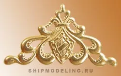 Декоративный элемент, латунь, 2 шт
