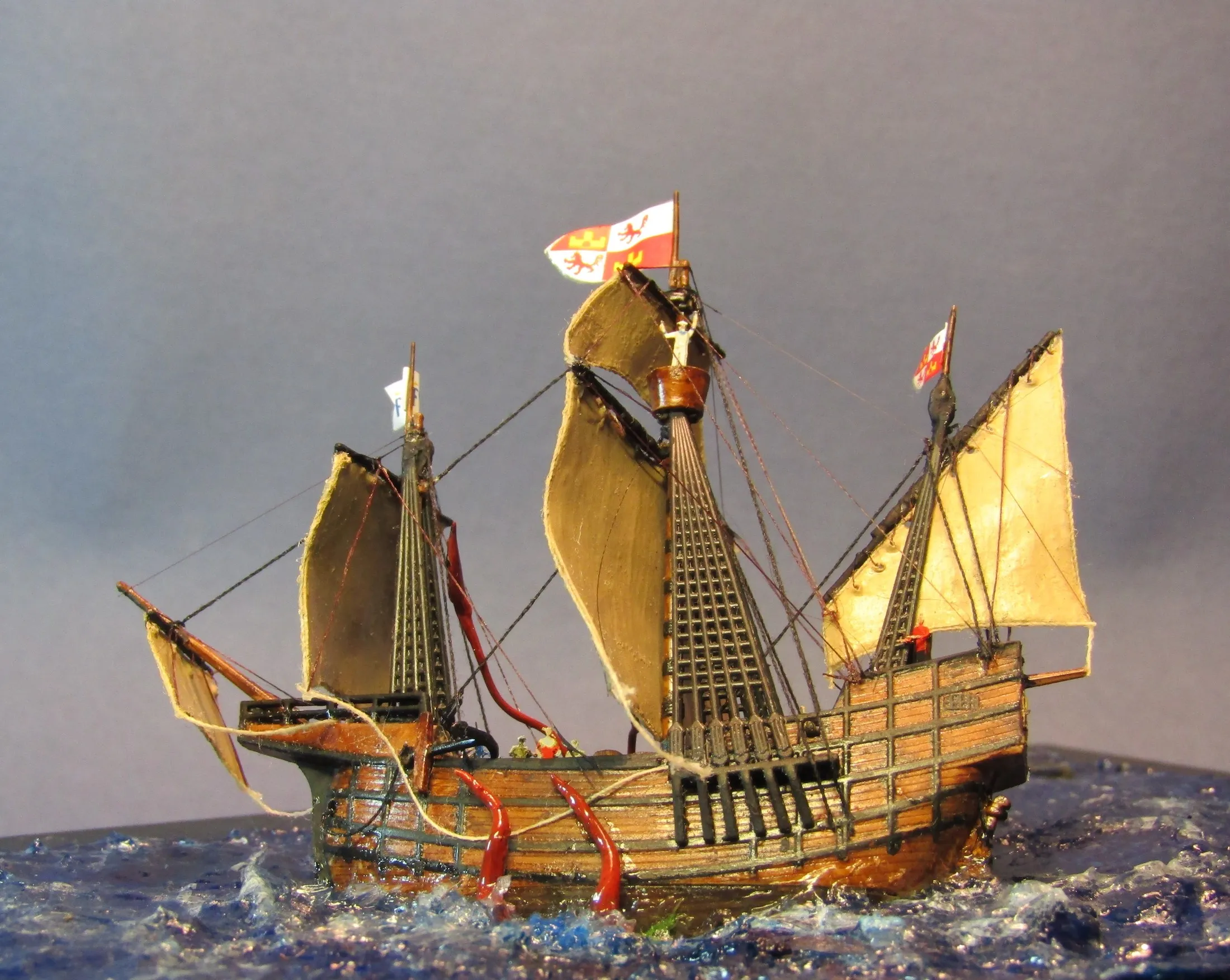 Модель корабля Каравелла “Santa Maria” 1492 г. - Верфь на Столе
