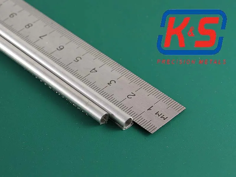 Тонкостенная алюминиевая трубка 4,8x0,35 мм, 1 шт