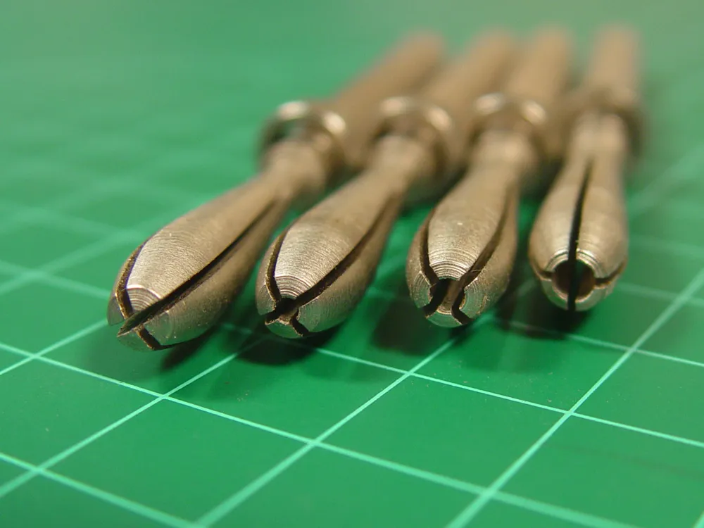 Цанговые минидрели со скользящим зажимом, 4 шт Цанговые минидрели со скользящим зажимом, 4 шт