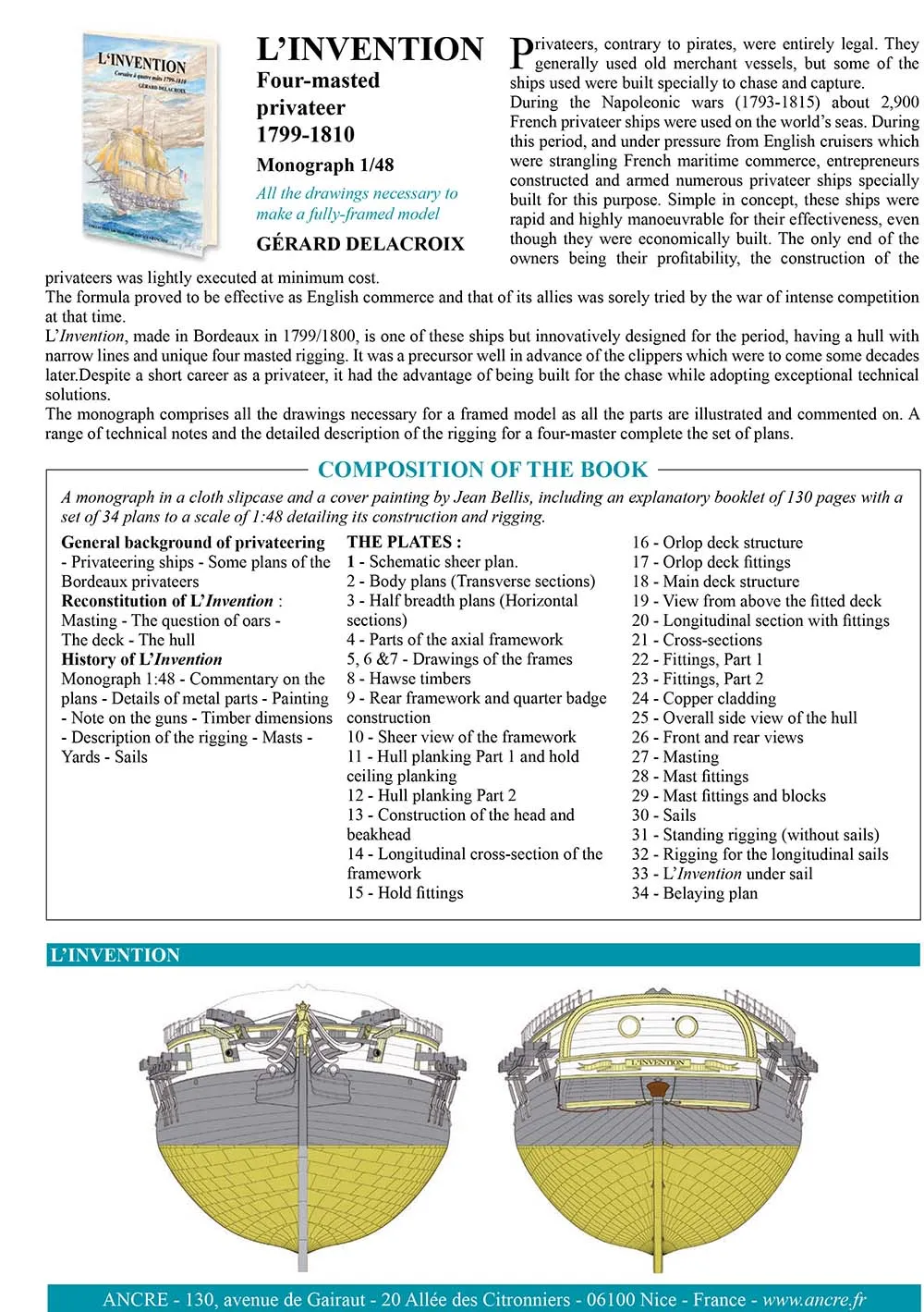 L'Invention, 1799 + чертежи